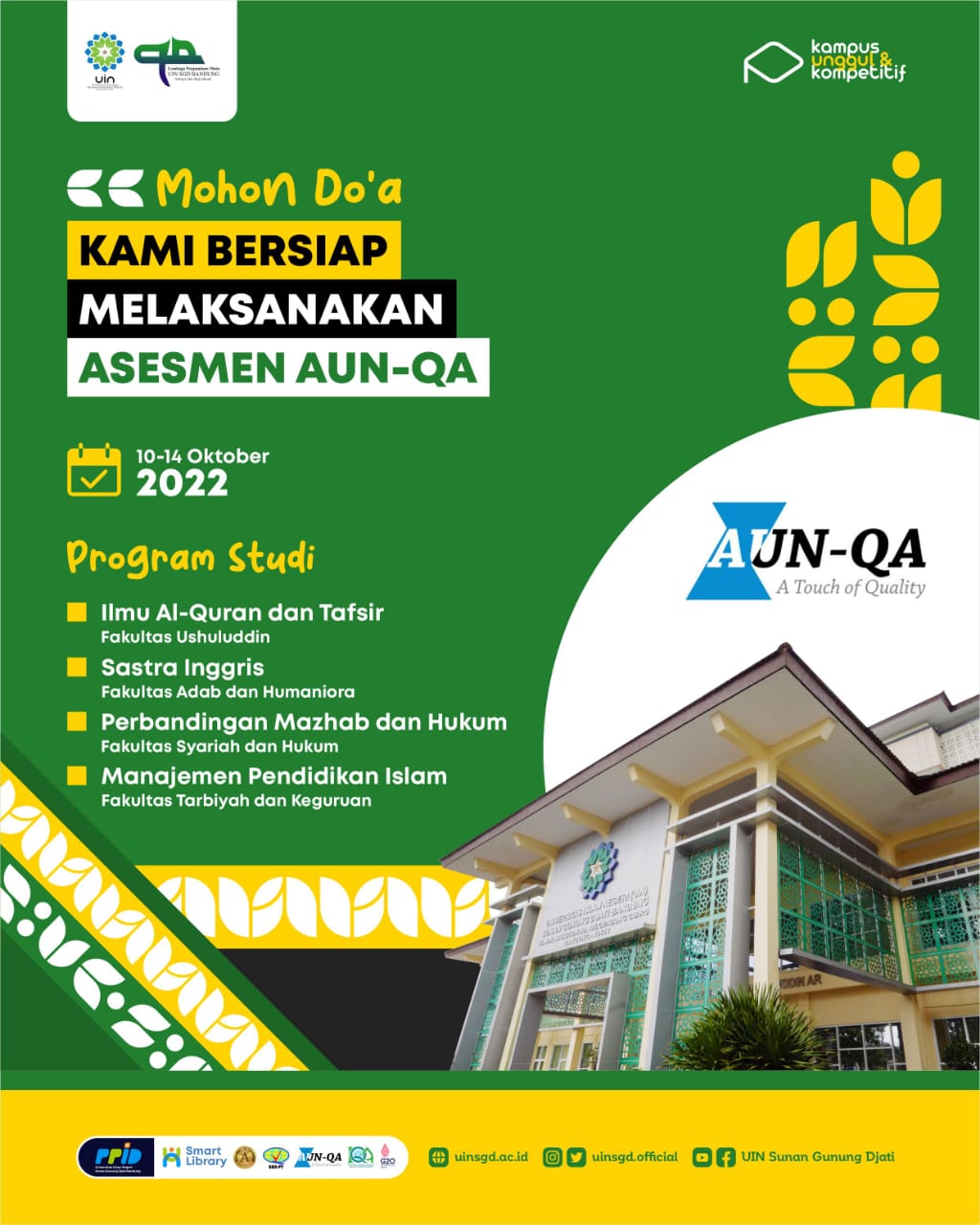 Mohon Doanya Kami Bersiap Melaksanakan Asesmen AUN-QA